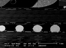 Flip Chip balls were disconnected as a results of wrong reflow profile